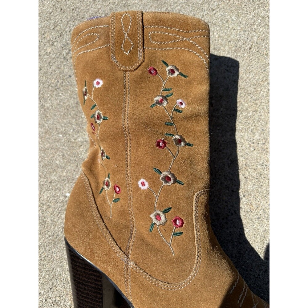 Anthropology Seychelles Western Boots Womens Sz 8 Embroidered Cowgirl Festival - Picture 2 of 16
